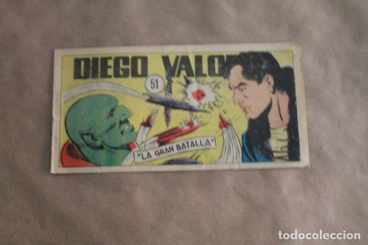 Tebeos: DIEGO VALOR N&ordm; 51 , ORIGINAL - Foto 1