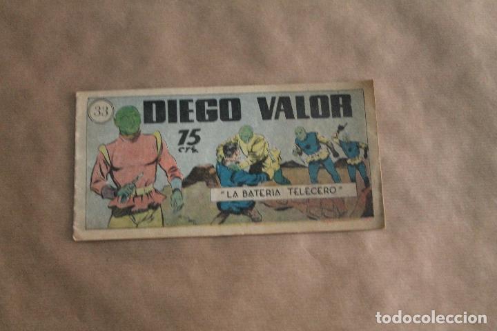 Tebeos: DIEGO VALOR N&ordm; 33 , ORIGINAL - Foto 1