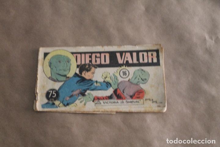 Tebeos: DIEGO VALOR N&ordm; 16 , ORIGINAL - Foto 1
