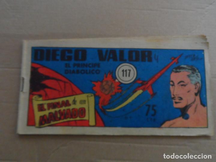 Tebeos: DIEGO VALOR N&ordm; 117 1&ordf; SERIE ORIGINAL EDITORIAL CID - Foto 1