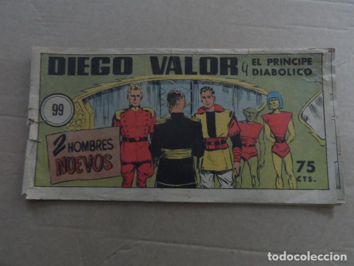 Tebeos: DIEGO VALOR N&ordm; 99 1&ordf; SERIE ORIGINAL EDITORIAL CID - Foto 1