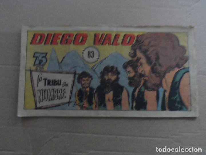 Tebeos: DIEGO VALOR N&ordm; 83 1&ordf; SERIE ORIGINAL EDITORIAL CID - Foto 1