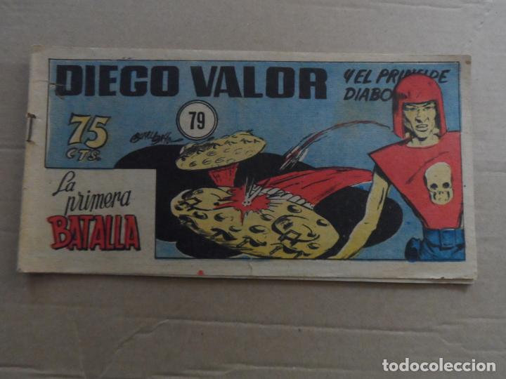 Tebeos: DIEGO VALOR N&ordm; 79 1&ordf; SERIE ORIGINAL EDITORIAL CID - Foto 1