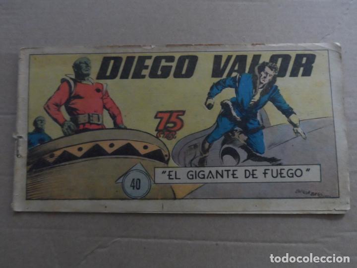 Tebeos: DIEGO VALOR N&ordm; 40 1&ordf; SERIE ORIGINAL EDITORIAL CID - Foto 1