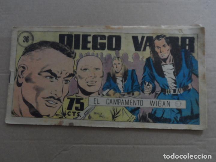Tebeos: DIEGO VALOR N&ordm; 36 1&ordf; SERIE ORIGINAL EDITORIAL CID - Foto 1