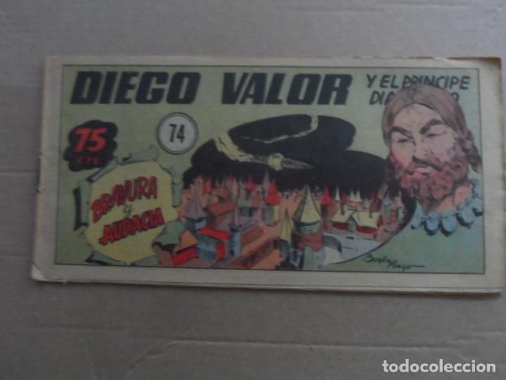 Tebeos: DIEGO VALOR N&ordm; 74 1&ordf; SERIE ORIGINAL EDITORIAL CID - Foto 1