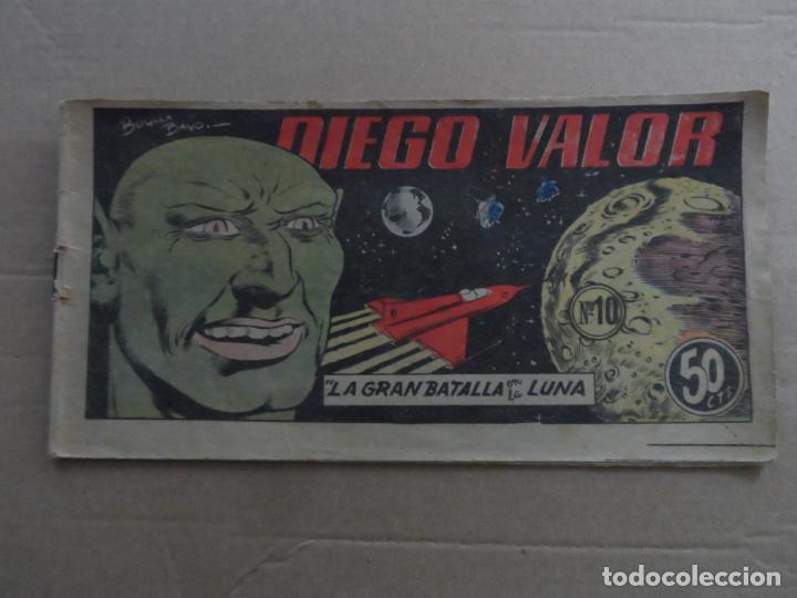 Tebeos: DIEGO VALOR N&ordm; 10 1&ordf; SERIE ORIGINAL EDITORIAL CID - Foto 1