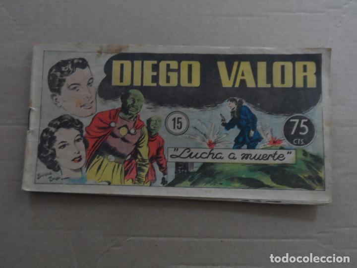 Tebeos: DIEGO VALOR N&ordm; 15 1&ordf; SERIE ORIGINAL EDITORIAL CID - Foto 1