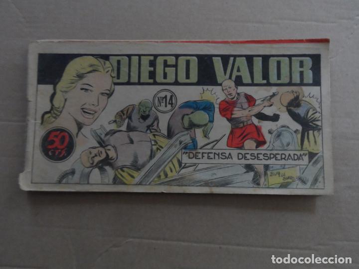 Tebeos: DIEGO VALOR N&ordm; 14 1&ordf; SERIE ORIGINAL EDITORIAL CID - Foto 1