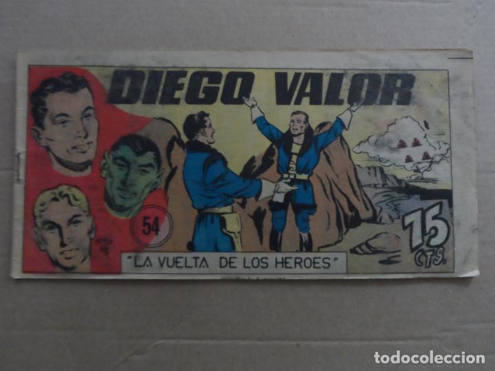 Tebeos: DIEGO VALOR N&ordm; 54 1&ordf; SERIE ORIGINAL EDITORIAL CID - Foto 1