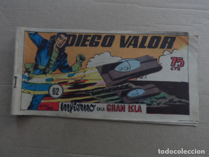 Tebeos: DIEGO VALOR N&ordm; 62 1&ordf; SERIE ORIGINAL EDITORIAL CID - Foto 1