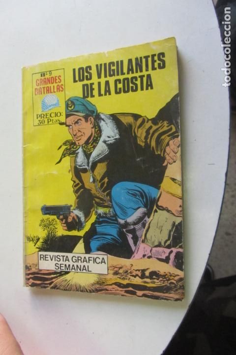 Tebeos: GRANDES BATALLAS N.&ordm; 9 LOS VIGILANTES DE LA COSTA Ed ANTALBE ARX104