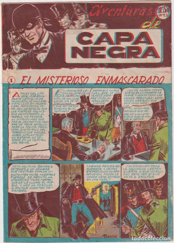 Tebeos: Capa Negra n&ordm; 1. Ricart 1953 - Foto 1