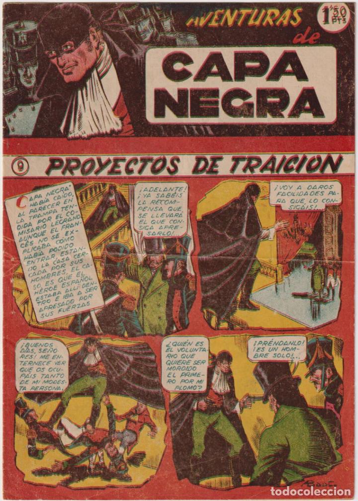 Tebeos: Capa Negra n&ordm; 9. Ricart 1953 - Foto 1