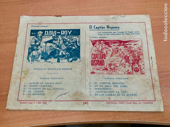 Tebeos: DAVI-ROY N&ordm; 5 EL IMPOSTOR (ORIGINAL EDITORIAL CREO) (COB61) - Foto 2
