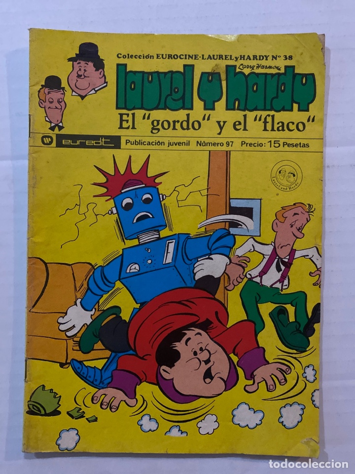 Tebeos: LAUREL Y HARDY EL GORDO Y EL FLACO N&ordm; 97 - EUREDIT - Muy Raro - Foto 1