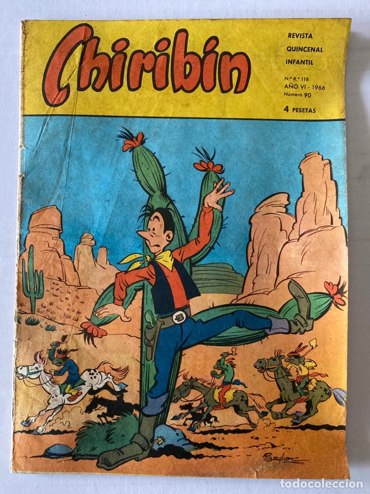 Tebeos: CHIRIB&Iacute;N #118 A&ntilde;o VI 1966 &laquo;Muy Raro&raquo; - Foto 1