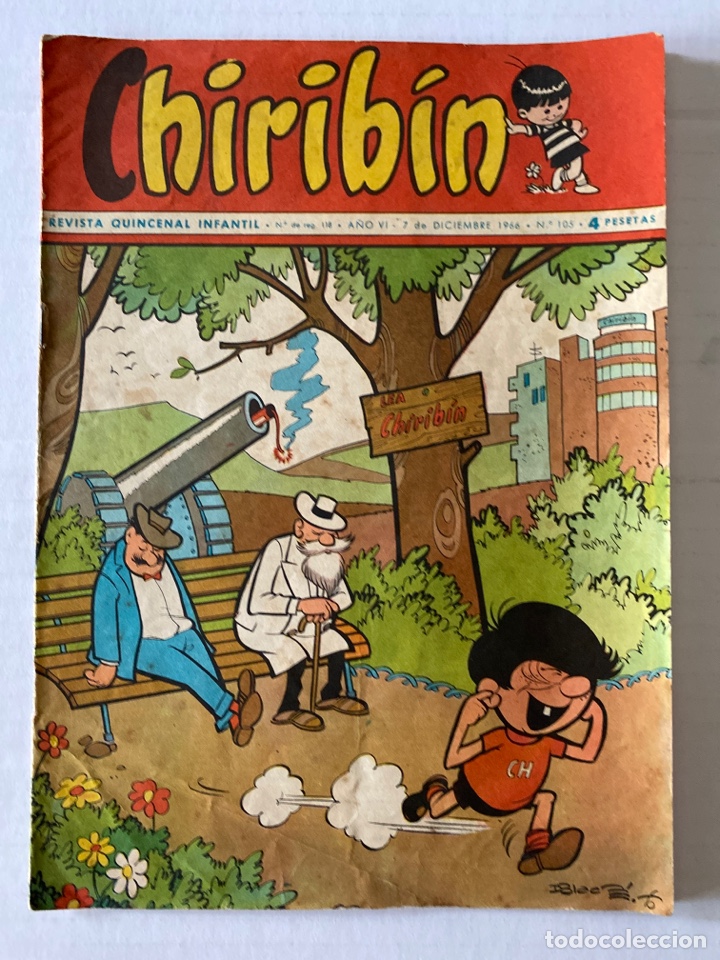 Tebeos: CHIRIB&Iacute;N #105 A&ntilde;o VI 1966 &laquo;Muy Raro&raquo; - Foto 1