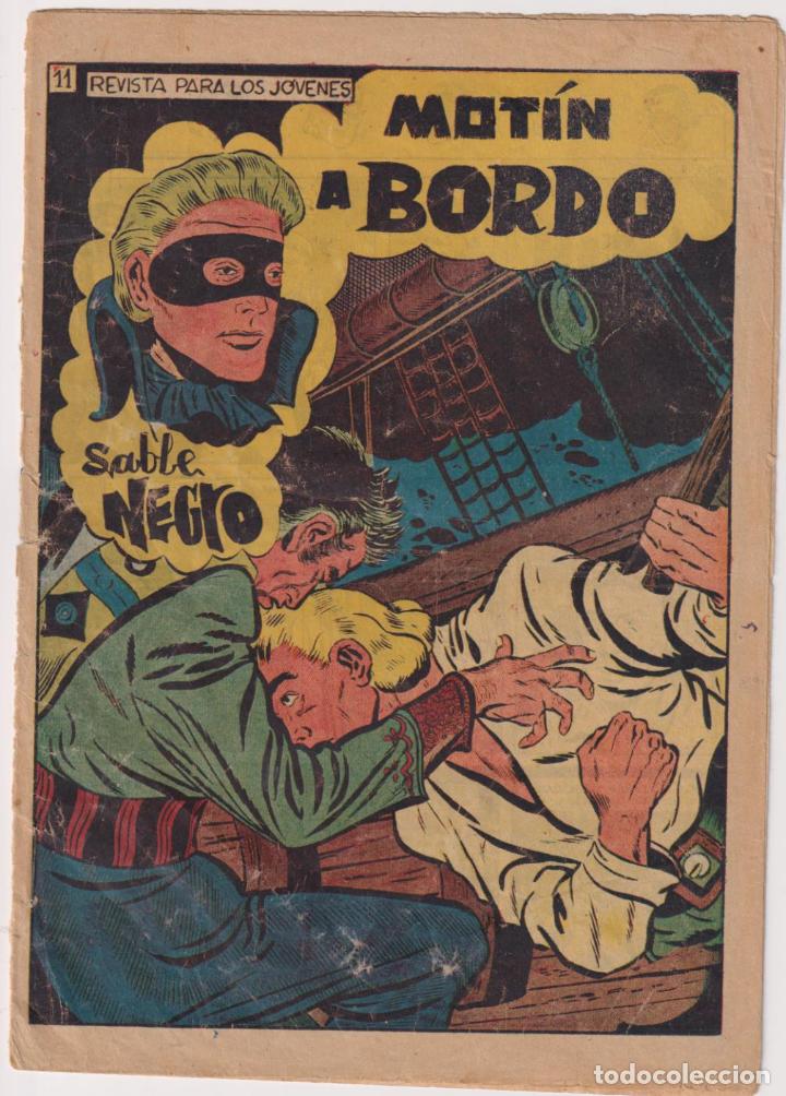 Tebeos: Sable Negro n&ordm; 11. Grafidea 1957. ESCASO - Foto 1