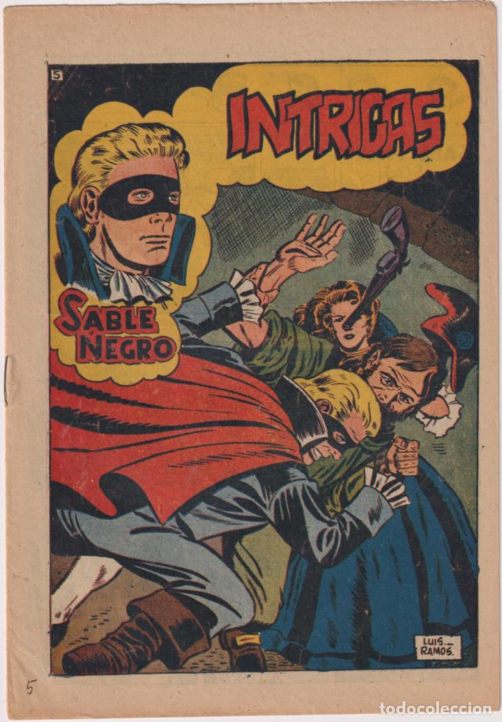 Tebeos: Sable Negro n&ordm; 5. Grafidea 1957. ESCASO - Foto 1