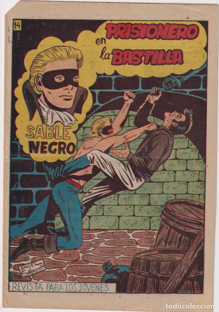 Tebeos: Sable Negro n&ordm; 14. Grafidea 1957 - Foto 1