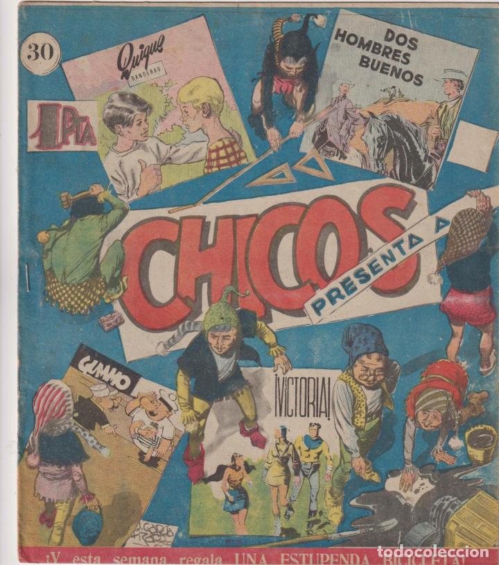 Tebeos: Chicos n&ordm; 30. Cid 1954 - Foto 1