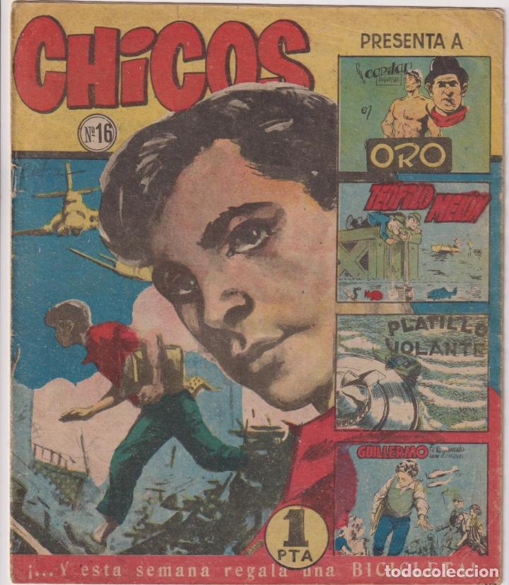 Tebeos: Chicos n&ordm; 16. Cid 1954 - Foto 1