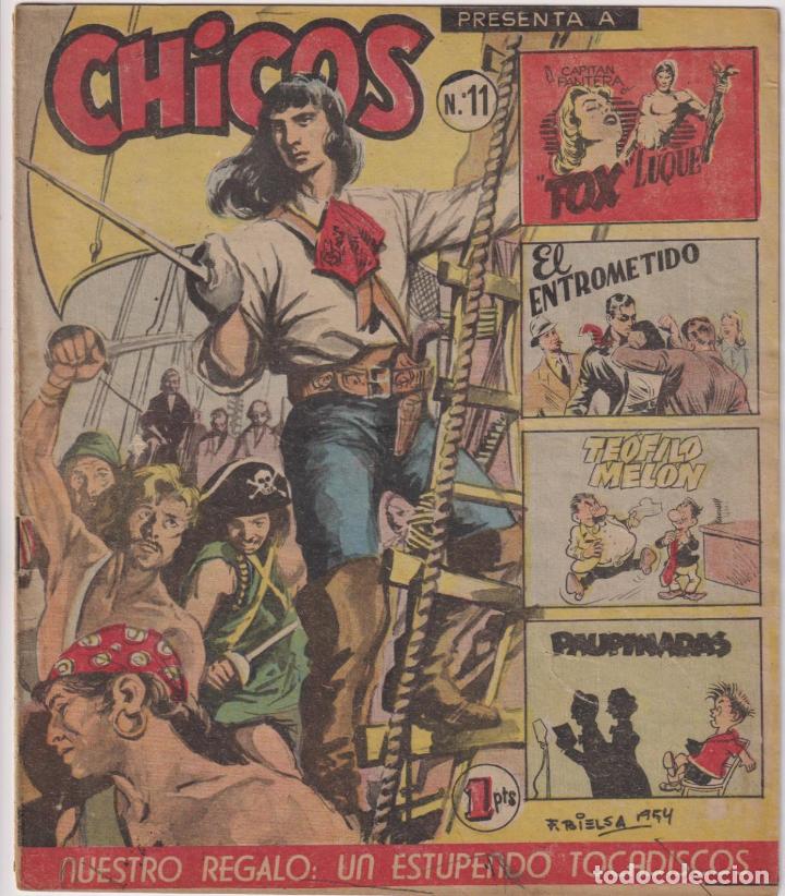 Tebeos: Chicos n&ordm; 11. Cid 1954 - Foto 1