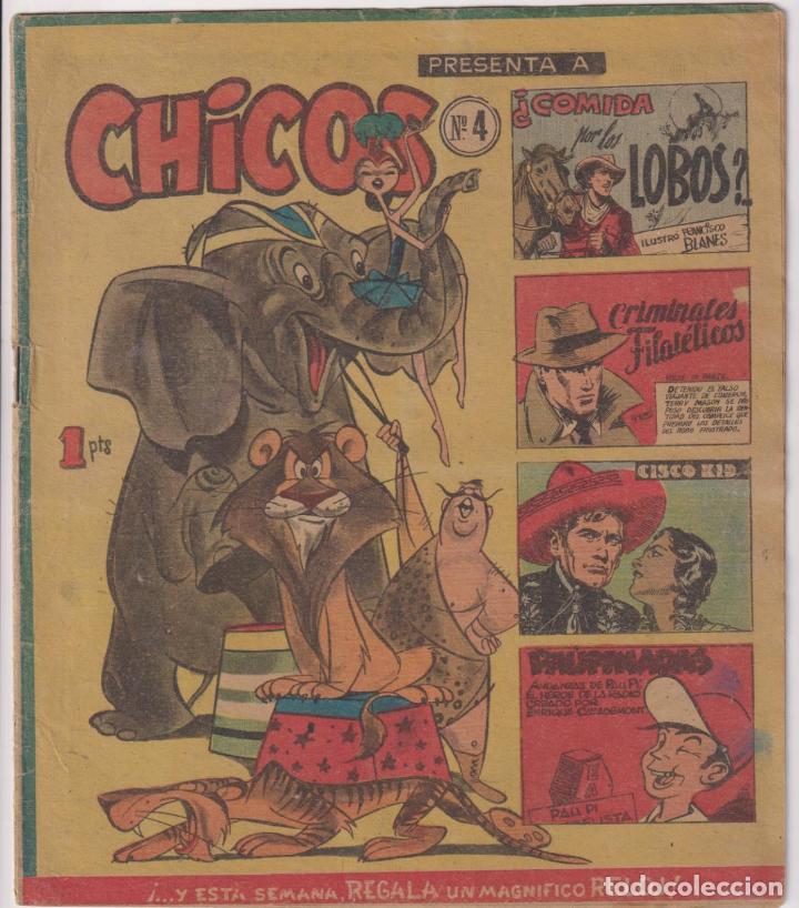 Tebeos: Chicos n&ordm; 4. Cid 1954 - Foto 1