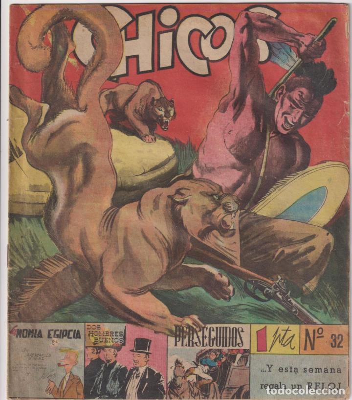 Tebeos: Chicos n&ordm; 32. Cid 1954 - Foto 1