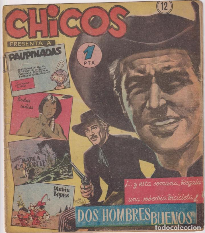 Tebeos: Chicos n&ordm; 12. Cid 1954 - Foto 1