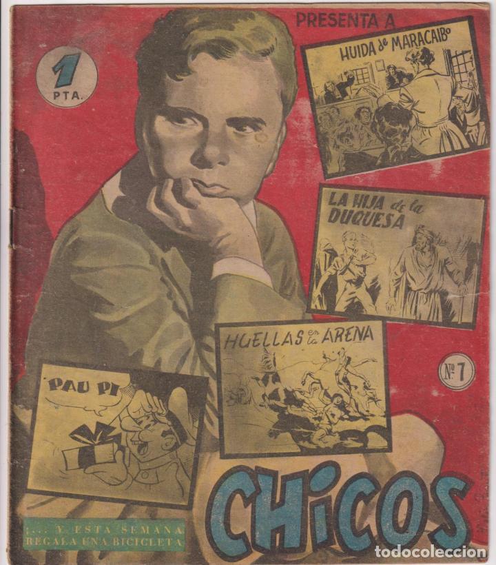 Tebeos: Chicos n&ordm; 7. Cid 1954 - Foto 1