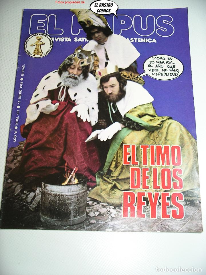 Tebeos: El Papus n&ordm; 191, revista, ed. Amaika 1978 - Foto 1