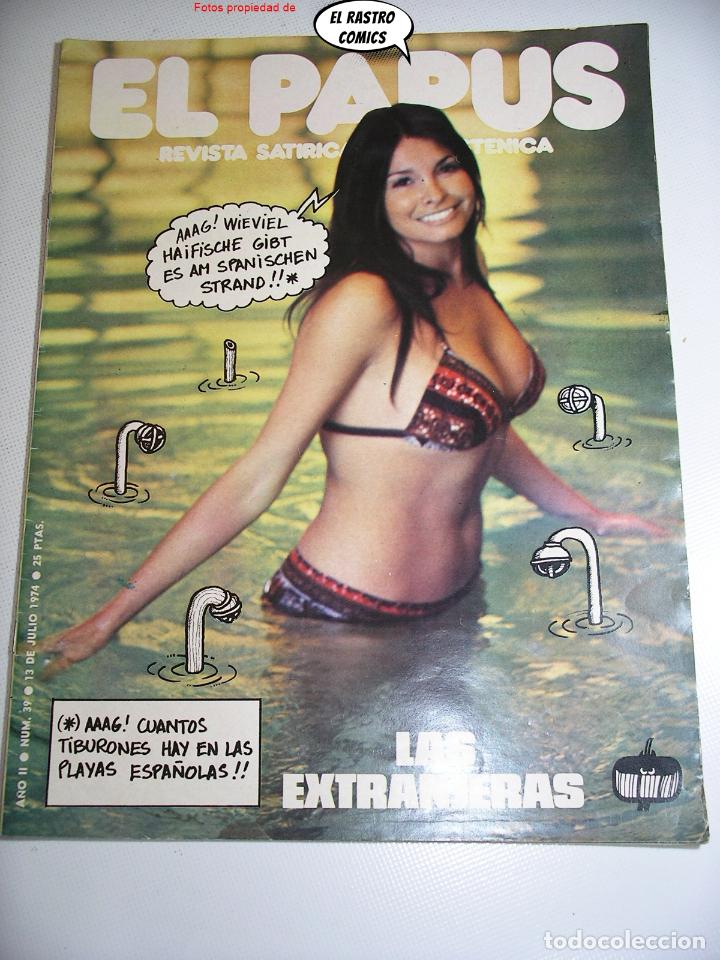 Tebeos: El Papus n&ordm; 39, revista, ed. Amaika 1974