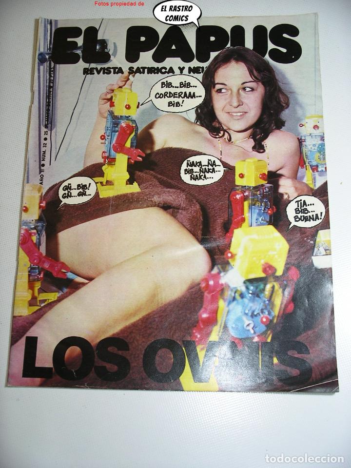 Tebeos: El Papus n&ordm; 32, revista, ed. Amaika 1974