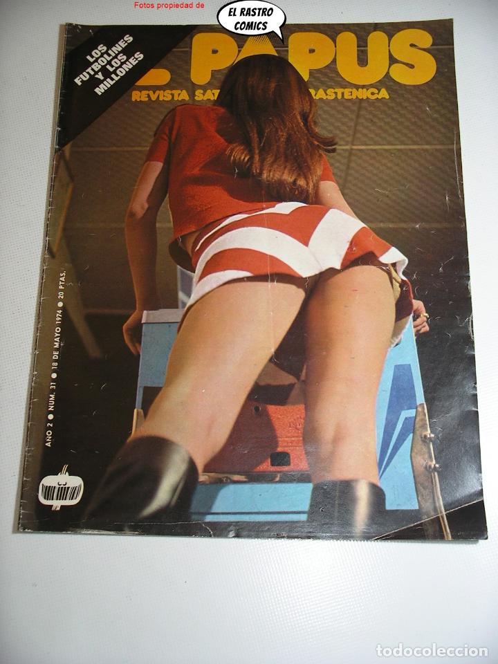 Tebeos: El Papus n&ordm; 31, revista, ed. Amaika 1974