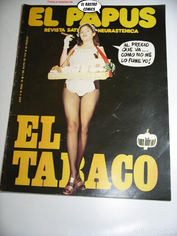 Tebeos: El Papus n&ordm; 30, revista, ed. Amaika 1974