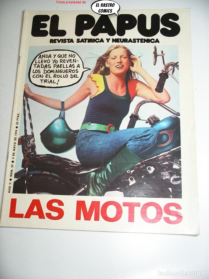 Tebeos: El Papus n&ordm; 29, revista, ed. Amaika 1974
