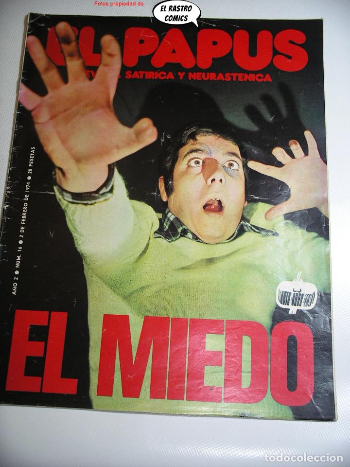 Tebeos: El Papus n&ordm; 16, revista, ed. Amaika 1974 - Foto 1