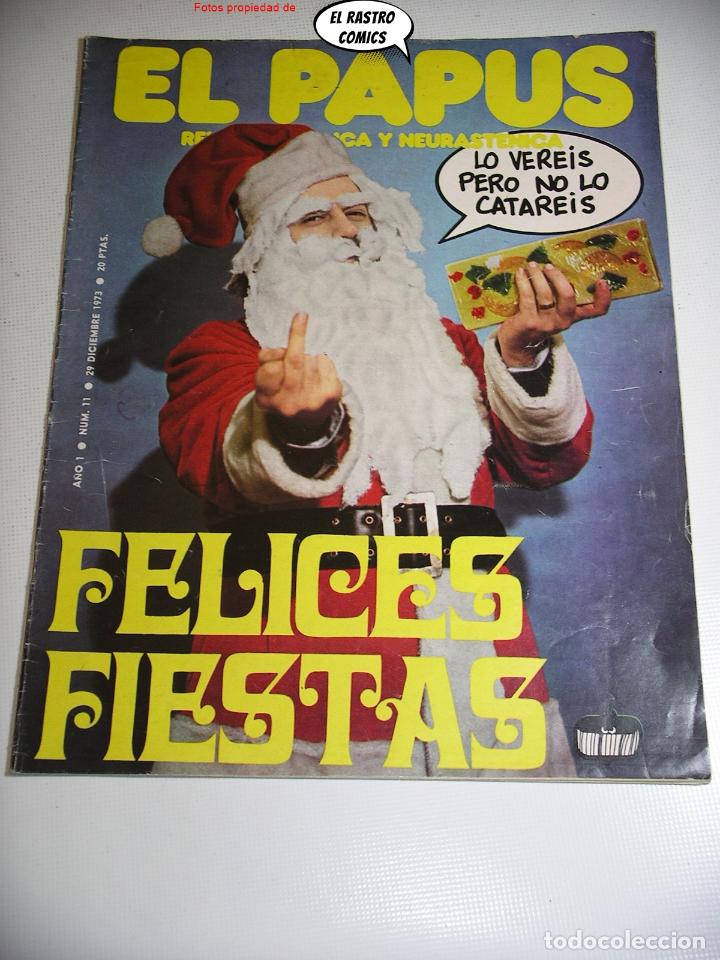 Tebeos: El Papus n&ordm; 11, revista, ed. Amaika 1973