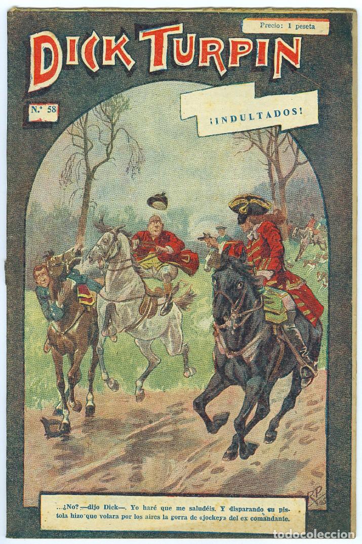 Tebeos: Sopena. Dick Turpin. Una peseta. 58 - Foto 1
