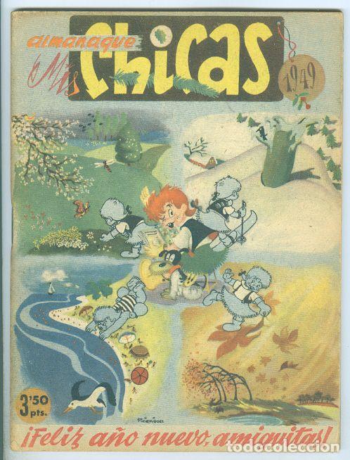 Tebeos: Chicos. Mis chicas. Almanaque 1949. - Foto 1