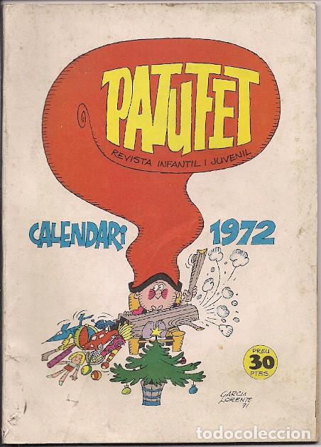 Tebeos: Bagu&ntilde;a y Cornet. Patufet. Calendari 1972. - Foto 1