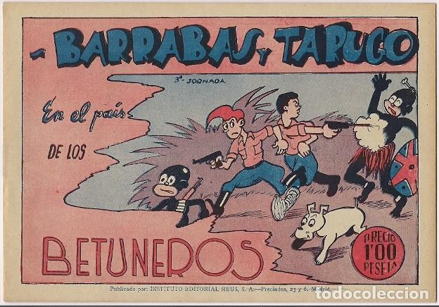 Tebeos: Barrabas y Tarugo. 3. Instituto editorial Reus. - Foto 1