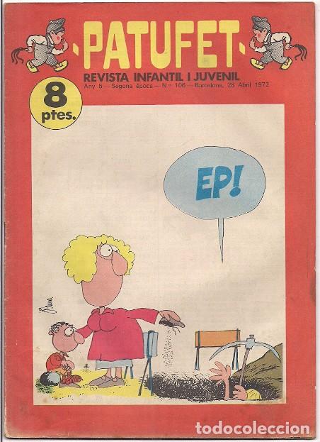 Tebeos: Bagu&ntilde;a y Cornet. Patufet. 106. - Foto 1