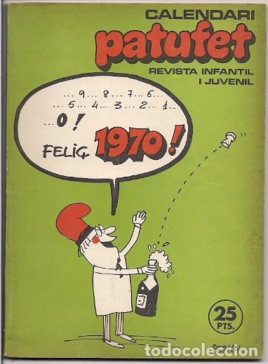 Tebeos: Bagu&ntilde;a y Cornet. Patufet. Calendari 1970. - Foto 1
