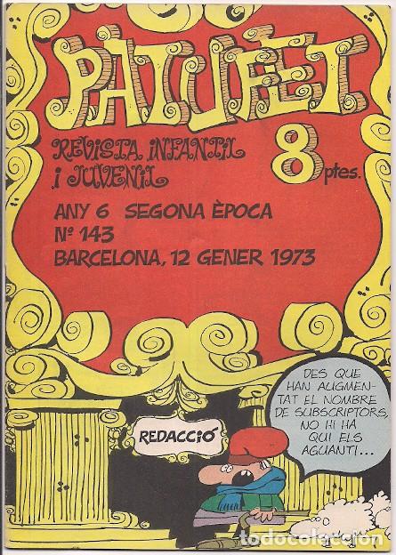 Tebeos: Bagu&ntilde;a y Cornet. Patufet. 143. - Foto 1