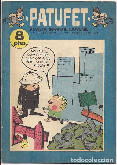 Tebeos: Bagu&ntilde;a y Cornet. Patufet. 103. - Foto 1