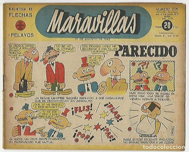 Tebeos: Fet y de las jons. Maravillas. 206. - Foto 1