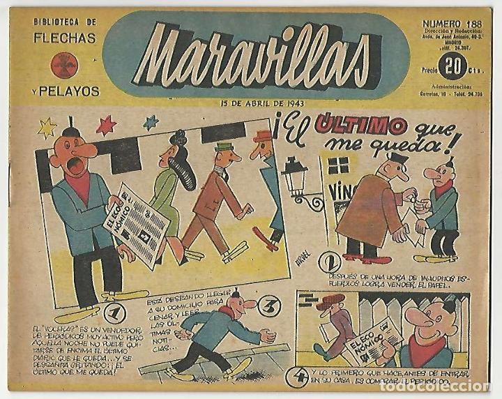 Tebeos: Fet y de las jons. Maravillas. 188. - Foto 1